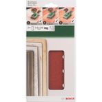 Bosch 115x230 mm 60/120/180 Kum 14 Delik 10'lu Set Titreşimli Zımpara Kağıdı