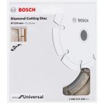 Bosch 125 mm Ekonomik Seri Genel Yapı Malzemeleri İçin Elmas Kesme Diski