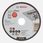 Bosch 125x1.0 mm Standard Seri Düz Rapido Inox Taş Kesme Diski