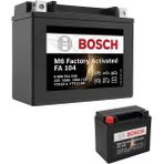 Bosch 12V 10 Ah YTX12-BS AGM Akü FA1040 Yüksek Performanslı Motosiklet Aküsü