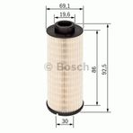 Bosch 1457431705 Citroen Mitsubishi Nissan Opel Renault Yakıt Filtresi