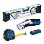 BOSCH 1600A027M3 Dolu Takım Çantası - El Aleti Seti Profesyonel 13 Parça