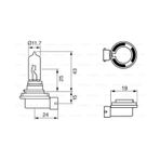 BOSCH 1987302082 Ampul H9 12V 65W