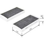 Bosch 1987435538 X1 14 Mını F56 13 F55 14 F56 14 Karbonlu Polen Filtresi
