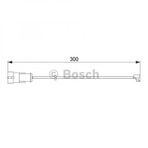 Bosch 1987474573 Iveco Daily 99- Fren Balatası Ön Arka Fişi İkaz Kablosu