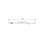 Bosch 1987474955 Arka Balata Fişi (İkaz Kablosu) Bmw E38 7 Serisi (94-01) (620Mm)Uyumlu