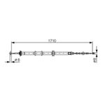 Bosch 1987482207 El Fren Telı Arka Sag Nemo Bıpper Fıorıno Boy: 1710 / 1435mm 07
