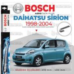 Bosch 1998-2004 Daihatsu Sirion Muz Silecek Takımı