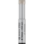 Bosch 1x Döner Matkaplar için PRO Ceramic dry Matkap Ucu, Silindirik Şaft (Döşemeler, Sert Fayanslar, Ø 12 mm, Professional Aksesuar Döner Matkap/Vidalamalar)