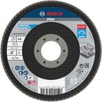 Bosch 1x PRO Metal X571 Flap Disc Angled Version Fiber for Small Angle Grinders (Çelik, Paslanmaz Çelik, Ø 115 mm, Grit 60, Profesyonel Aksesuar Küçük Açılı Öğütücü)