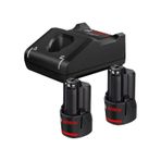 Bosch 2 x Gba 3,0AH Akü Gal 12V-40 Hızlı Şarj Cihazı - 1600A019RD
