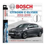 Bosch 2012-2018 Citroen C-elysee Muz Silecek Takımı