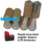 Bosch 2400 mah 9.6 v Batarya İçin Pil Grubu