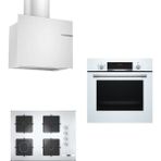 Bosch 251 HBF514BW1T - POP7C2O12O - DWF65AJ20T Beyaz 3'lü Ankastre Set