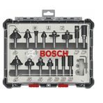 Bosch 2607 017 472 Şaftlı Profesyonel 8 mm Karışık freze Ucu Seti