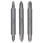 Bosch 2607001748 Çift Taraflı PH1/2/ 3 x 60 mm 3'lü Bits Uç