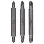 Bosch 2607001749 PZ1/2/3x60 mm 3'lü Çift Taraflı Vidalama Ucu