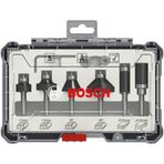 Bosch 2607017468 6 Parça Karışık 6 mm Pro Freze Seti