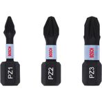 Bosch 2608522470 Impact Yıldız PH1/2/ 3x25 mm 3'lü Bits Uç
