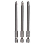 Bosch 2609255966 PH1/2/ 3x89 mm 3'lü Yıldız Vidalama Ucu Seti