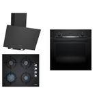 Bosch 275 HBF534EB3T - POP6C6O10O - DWK64PJ60T Siyah 3'lü Ankastre Set