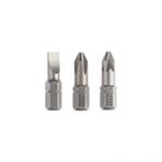 Bosch - 3 Parçalı Vidalama Ucu Seti Ekstra Sert Serisi (Karışık) - S 1,0X5,5; Ph2; Pz2; 25 Mm