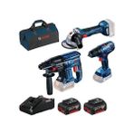 Bosch 3'lü Akülü Kırıcı Delici Set 1800 W Güçlü Performans 2,9 kg Ağırlık