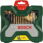 Bosch 40 Parça Matkap ve Vidalama Ucu Seti, Titanyum Yassı Freze Aksesuarları - Seçenek 1