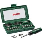 Bosch 46 Parça Lokma Tornavida ve Vidalama Seti Dayanıklı Yapı ile Amatör Kullanım İçin Uygun