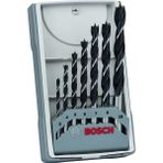 Bosch 7 Parçalı Ahşap Matkap Ucu Seti Uzun Ömürlü Tasarım Spiral Yivli Ölçü 14.1 x 8.3 x 2 cm