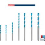 Bosch 7 x Expert CYL-9 MultiConstruction Matkap Seti (Beton, Yumuşak Fayans, Ø 5-10 mm, Profesyonel Aksesuar, Darbeli Matkap/Tornavida, Matkap/Tornavida)