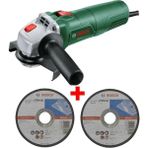 Bosch 750W Spiral Avuç Içi Taşlama Makinesi + 2 Metal Kesme Diski - Seçenek 1