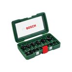 Bosch 8 mm Şaftlı 15 Parça Dıy Freze Ucu Seti