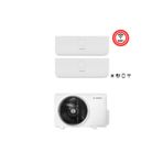 Bosch A++ 28000 1 Dış + 2 İç Ünite (2X9000 Btu) Wifi Özellikli Premium Model Multi İnverter Klima