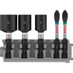 Bosch Accessories 2608522350 8/10/13 + Bits, 0 W, 0 V Impact-Lokma Anahtar