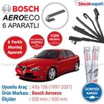 Bosch Aeroeco Alfa Romeo 156 1997-2007 Muz Silecek Takımı