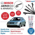 Bosch Aeroeco Audi A3 1997-2002 Muz Silecek Takımı