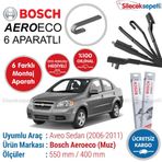 Bosch Aeroeco Chevrolet Aveo Sedan 2006-2011 Muz Silecek Takımı