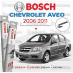 Bosch Aeroeco Chevrolet Aveo Sedan 2006-2011 Siyah Muz Silecek Takımı