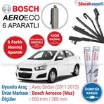 Bosch Aeroeco Chevrolet Aveo Sedan 2011-2013 Muz Silecek Takımı
