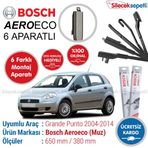 Bosch Aeroeco Fiat Grande Punto 2005-2014 Muz Silecek Takımı