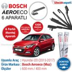 Bosch Aeroeco Hyundai i20 2015-2017 Muz Silecek