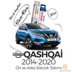 Bosch Aeroeco Nissan Qashqai 2014 -2020 Ön ve Arka Silecek Seti