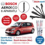 Bosch Aeroeco Renault Scenic 2006-2009 Muz Silecek Takımı