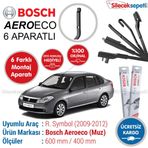 Bosch Aeroeco Renault Symbol 2009-2012 Muz Silecek Takımı