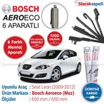 Bosch Aeroeco Seat Leon 2009-2012 Muz Silecek Takımı