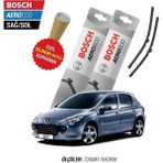 Bosch Aeroeco Serisi Peugeot 307 2006 Siyah Silecek Takımı