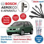 Bosch Aeroeco Volkswagen Polo 2003-2005 Muz Silecek Takımı