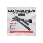 Bosch Aerotwin Alfa Romeo Stelvio 2016-2024 Ön Silecek Takımı