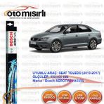 Bosch Aerotwin AP600U+AP400U Seat Toledo 2013-2017 Muz Tipi Ön Silecek Takımı